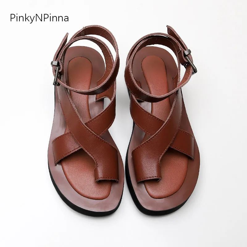 gladiator sandals with toe strap