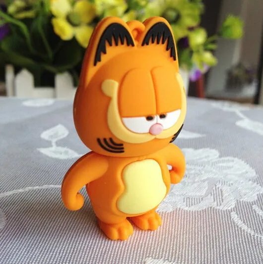 Новая мультяшная Флешка Animado Garfield, Usb флеш-накопитель, флеш-карта памяти, u-диск, прекрасная флешка, 32 ГБ, 16 ГБ, 64 ГБ, 128 ГБ, 4 Гб, флеш-накопитель