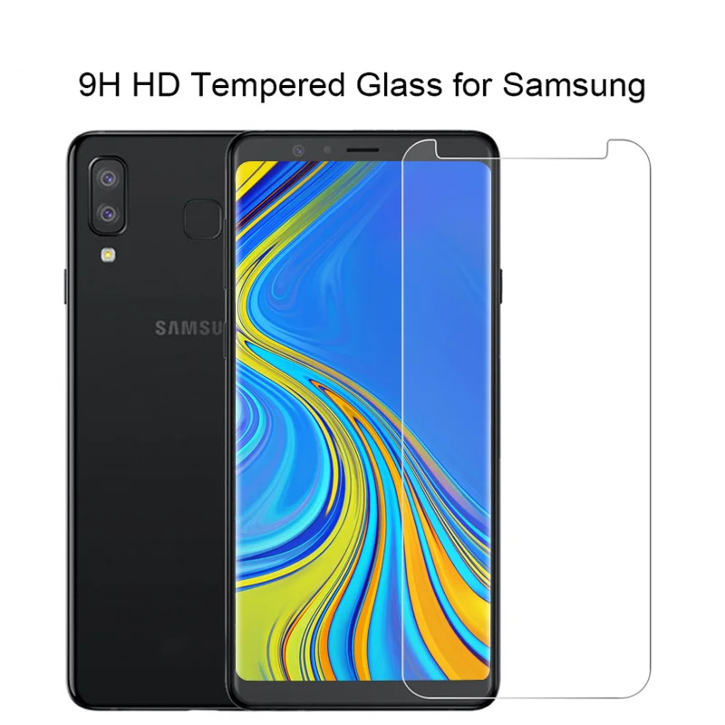 

WZH Screen Protector Glass On For Samsung Galaxy A9 A8 A7 A6 Plus 2018 Tempered Glass For Samsung A5 A7 A3 2017 2016 9H Film