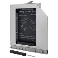 Optibay 2nd HDD Caddy 12,7 мм SATA 3,0 для 2," SSD DVD чехол для жесткого диска адаптер для hp EliteBook 8470P 8460W 8460P 8470W