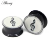 Alisouy 2pcs Acrylic Ear Plugs and Tunnels Ear Piercing Earrings Screw Flesh Ear Gauge Tunnel Ear Plug Stretchers Body Jewelry ► Photo 3/6