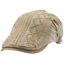 JAMONT Хлопок Мужской берет плоская кепка для гольфа очки, подходят для вождения, солнцезащитные шляпы для Для женщин пара кепки для женщин из джинсовой ткани Casquette мужчин Gorras Planas