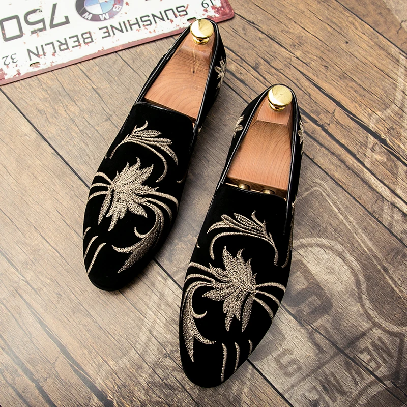 fashion flowers print leather shoes men luxury brand tree designer dress male footwear man wedding pants oxford shoes for men (23)
