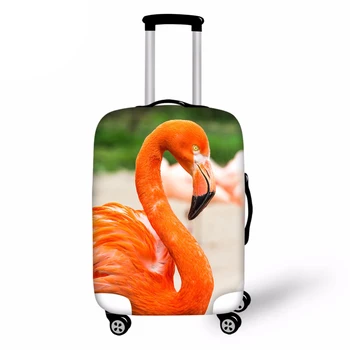 

Flamingo Print Luggage Protective Cover For 18-28 inch Trolley Suitcase Elastic Dust Bags Case Travel Accessories