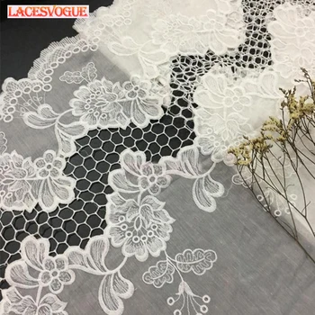

3meters 50cm Cotton embroidery lace fabric Garment needlework sewing Patchwork DIY Handmade accessories Clothes decoration 114