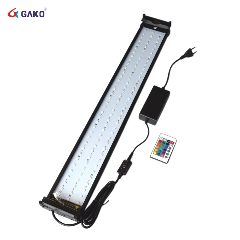 

Aquarium LED Lighting RGB LED Light with Dimmable Color Changing Remote Control 18W Fits for 75~95cm Fish Tank