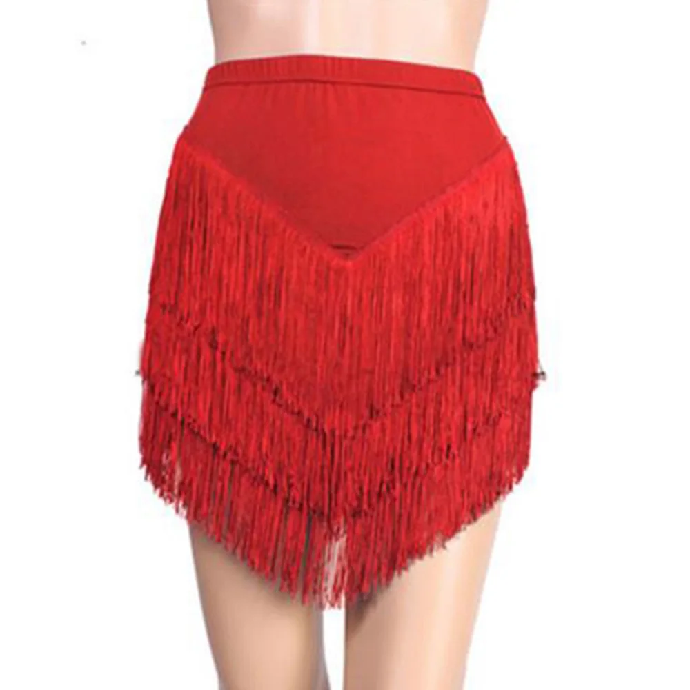 Женская юбка с кисточками, красная, черная, для танцев, для ночного клуба, с бахромой, мини юбки, летняя, высокая талия, нестандартного размера плюс, сексуальные, вечерние, облегающая юбка