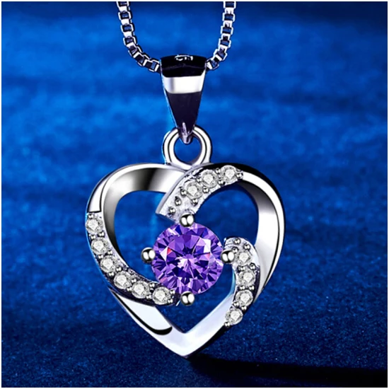 

SRM Art Deco Crystal Pendant luxury Quality S925 Free Chain with BOX