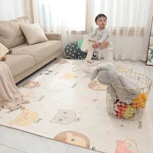 Детский коврик для ползания, акриловая ткань, супер мягкий, плотный, дышащий, для гостиной, спальни, детский коврик для игр