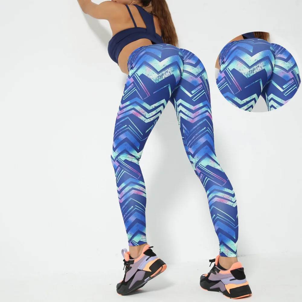 2019 new yoga pants women Leggings Neon Sport 3D Graphic Print Stretchy Comfortable Yoga Pants Hip stretch yoga pants 40M8 (14)