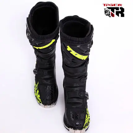 Men size 6 13 Waterproof SN202 microfiber leather stivali moto enduro MId calf botas moto Ktm