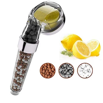 

​Vitamin C Shower Head Fluoride Chlorine Filter Softens Handheld Water Ionic ABS Spray Accessories Attachments