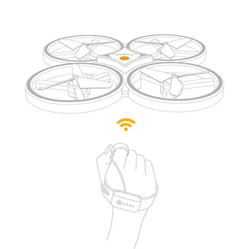 Новинка, Смарт-часы, Квадрокоптер, гравитация, чувство силы тяжести, мини-Дрон, пневматический светодиодный, освещение, жесты, радиоуправляемый самолет