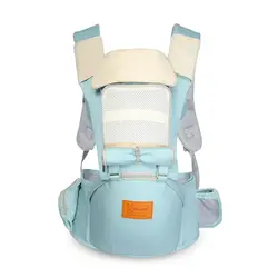 Дышащая передняя сторона детская переноска Младенческая Слинг дышащий Удобный хлопок детская задняя переноска слинг рюкзак сумка Хипсит