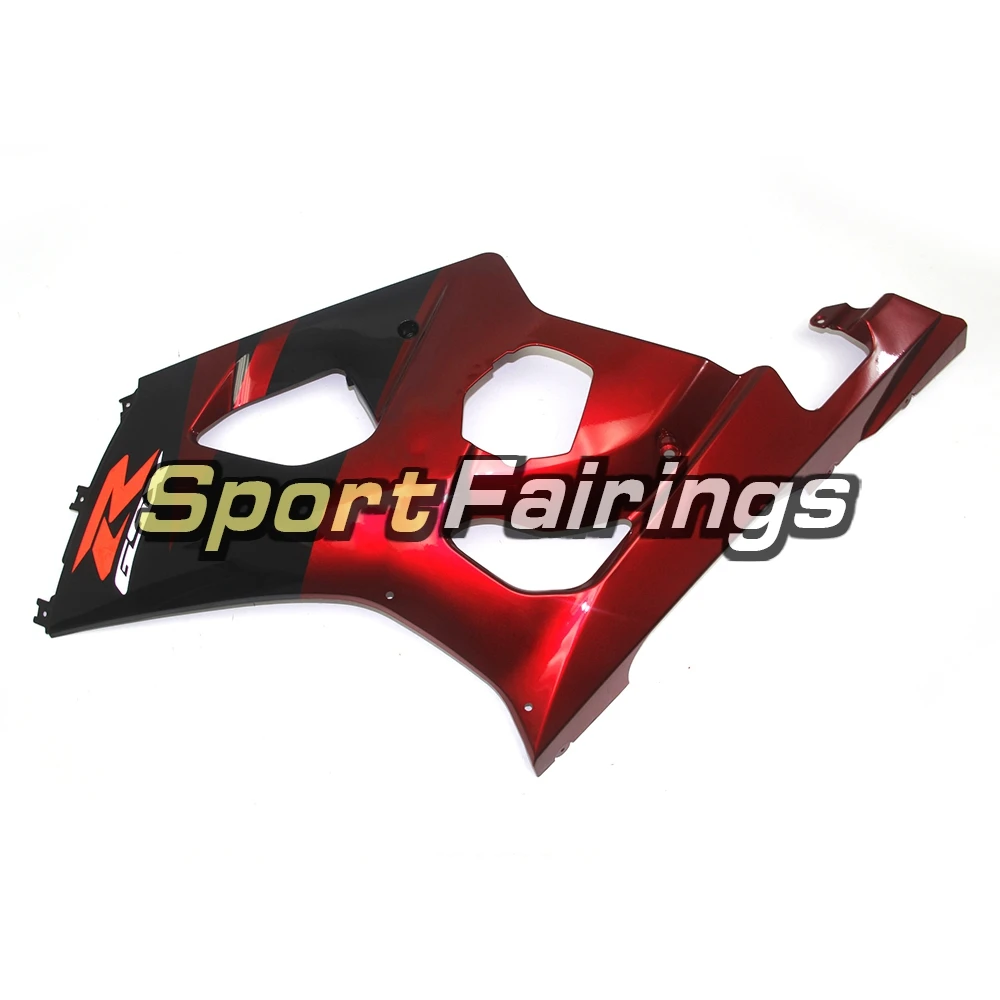 Обтекатели для Suzuki GSXR1000 K3 Год 03 04 2003 2004 впрыскивание, АБС-пластик мотоцикл обтекатель с комплектом кузова темно красный, белый корпусов