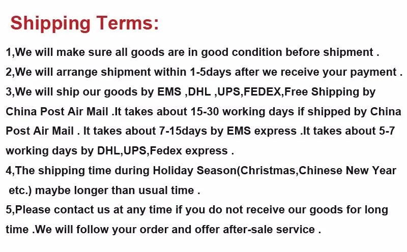 SHIPPING TERM