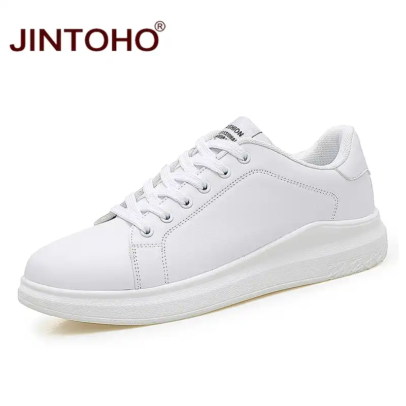 tenis blancos de piel para hombre