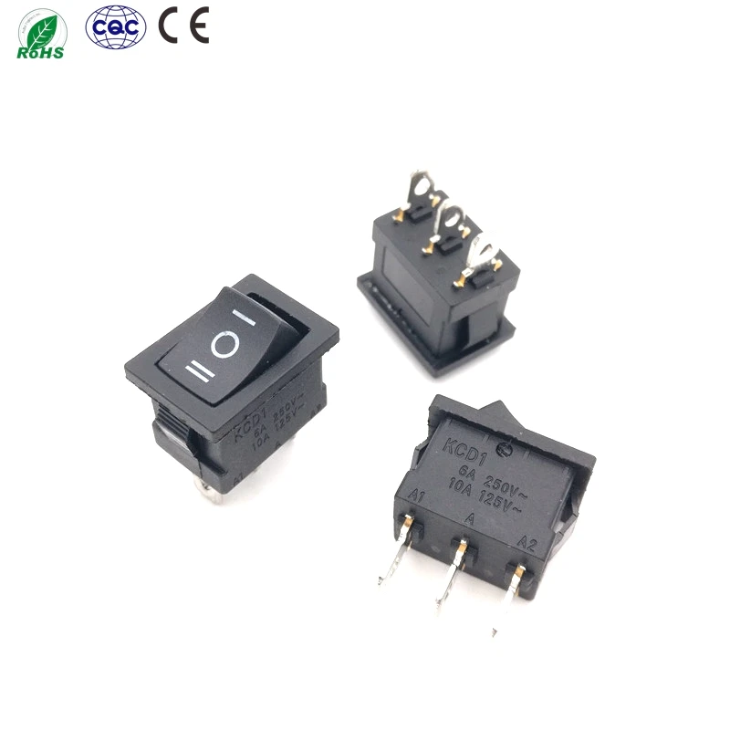 

10PCS Ship Type Switch 15*21mm 3PIN ON/OFF/ON Boat Rocker Switch 6A/250V 10A/125V 15X21