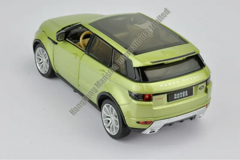 1:24 Масштаб Литой Сплав металла роскошная модель автомобиля SUV для Range Rover Evoque коллекция класса Модель звук и светильник игрушки автомобиль