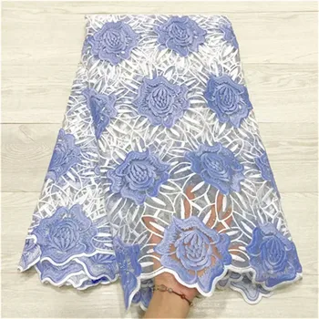 

Nigerian Lace Fabric 2019 High Quality Lace for Party Weeding Dress Mesh Embroidered Tulle French African Lace Fabric