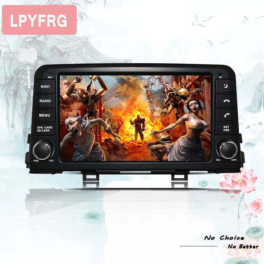 Perfect 2din 8" Android 9.0 Car DVD GPS player FOR KIA MORNING PICANTO 2017 Radio RDS Bluetooth 1024*600 Mirror Link Wifi Map DVR SD USB 5