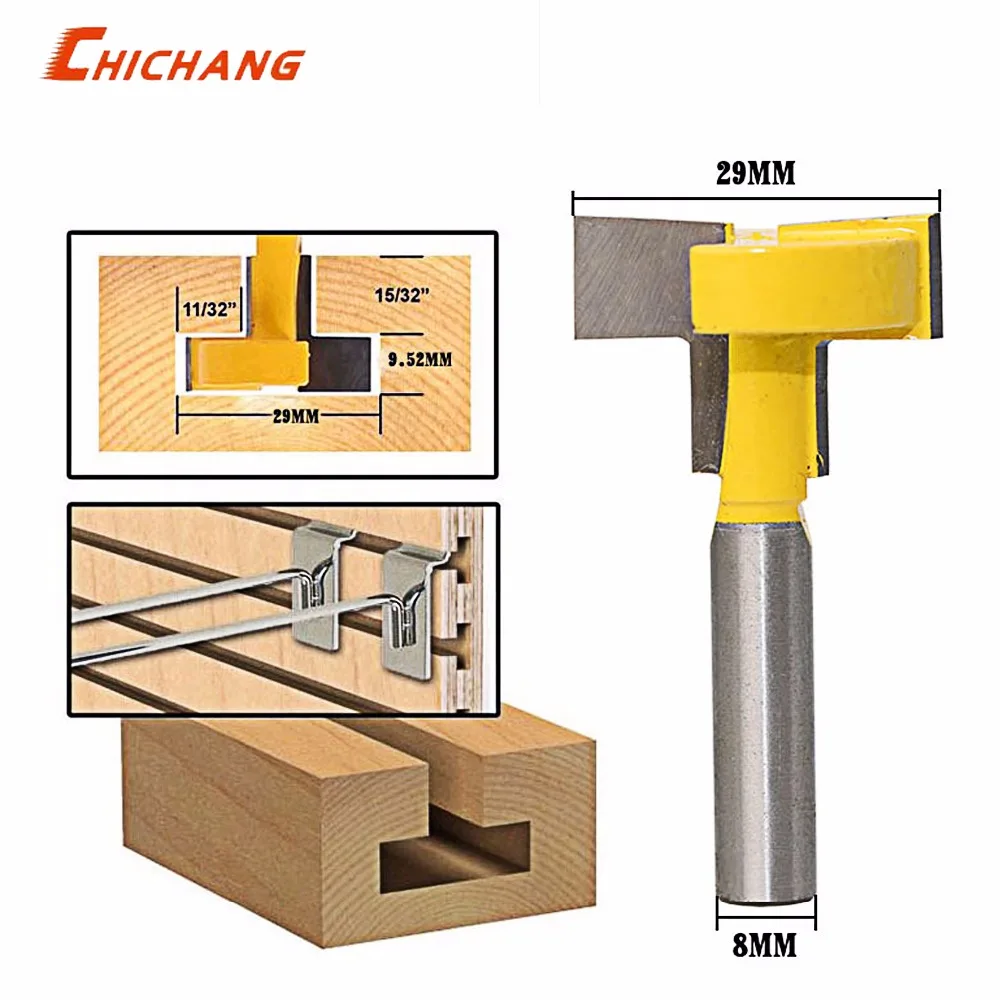 

High grade straight edge T cutter, T groove, carpentry cutter of engraving machine, carpenter carving machine tool, hook milling