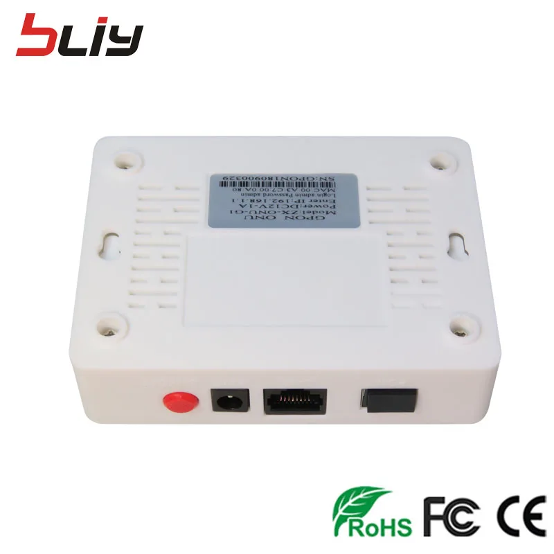 Bliy 6 шт. gigabit epon onu olt 1 pon 1 ethernet коммутатор порт с чипом zte совместим с fiberhome и т. д. olt epon