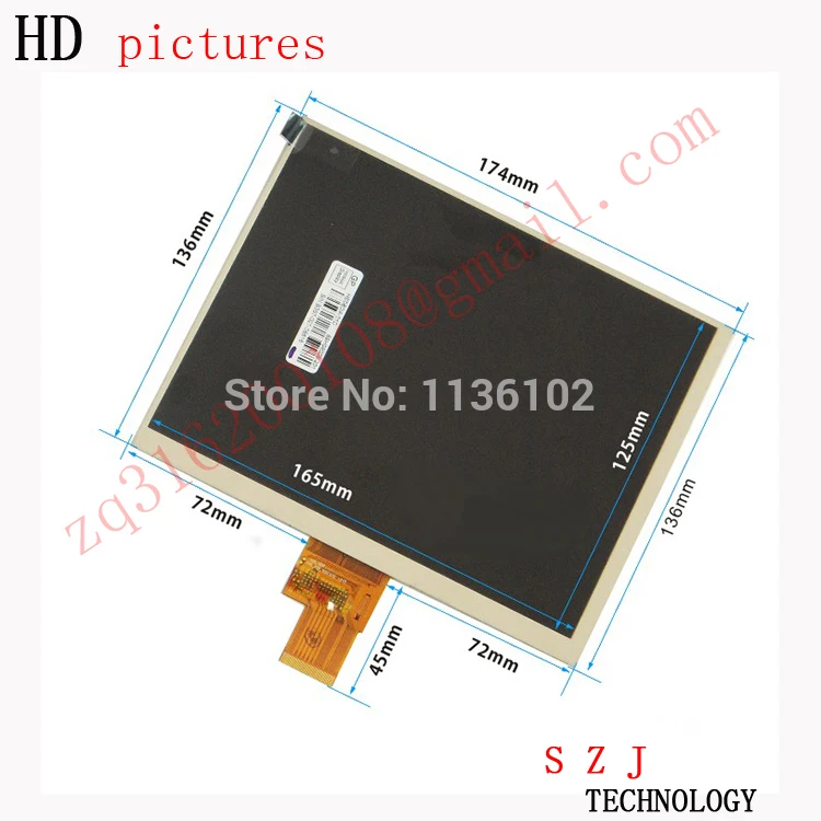 Новый 8 дюймовый планшет Prestigio MultiPad 0 2 PMP5780D PRIME DUO ЖК дисплей панель экрана Замена