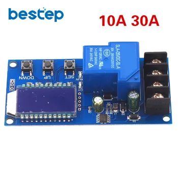 

6-60V 30A 10A Lead-acid Solar Battery Charge Controller Protection Board Charger Time Switch 12V 24V 36V 48V Battery Capacity