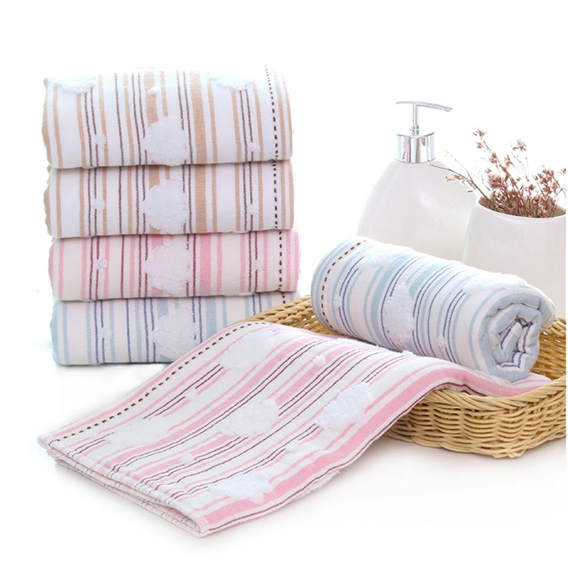 1 Pcs Cute Cloud Baby Face Towels 100Cotton Kids Boys Girls Washcloths