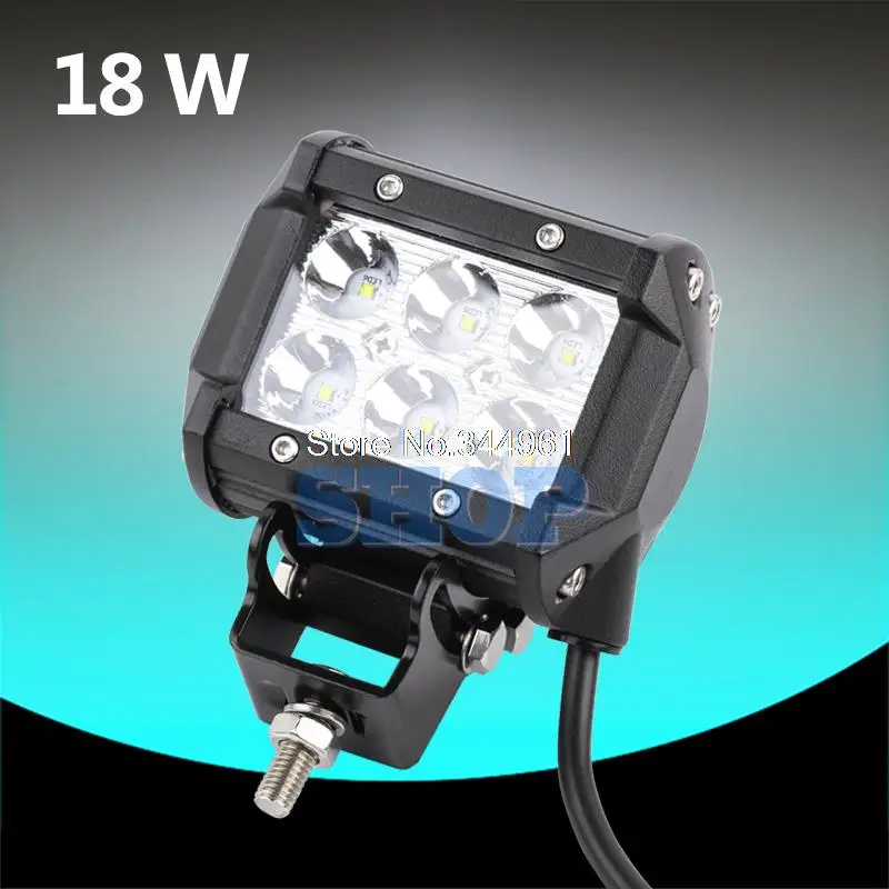 100pcs 4inch 18W Cree Led Chip Offroad Driving Work Spot Light Bar truck BOAT UTE Car LED Lamp car led bulbs parking 12V 6000K