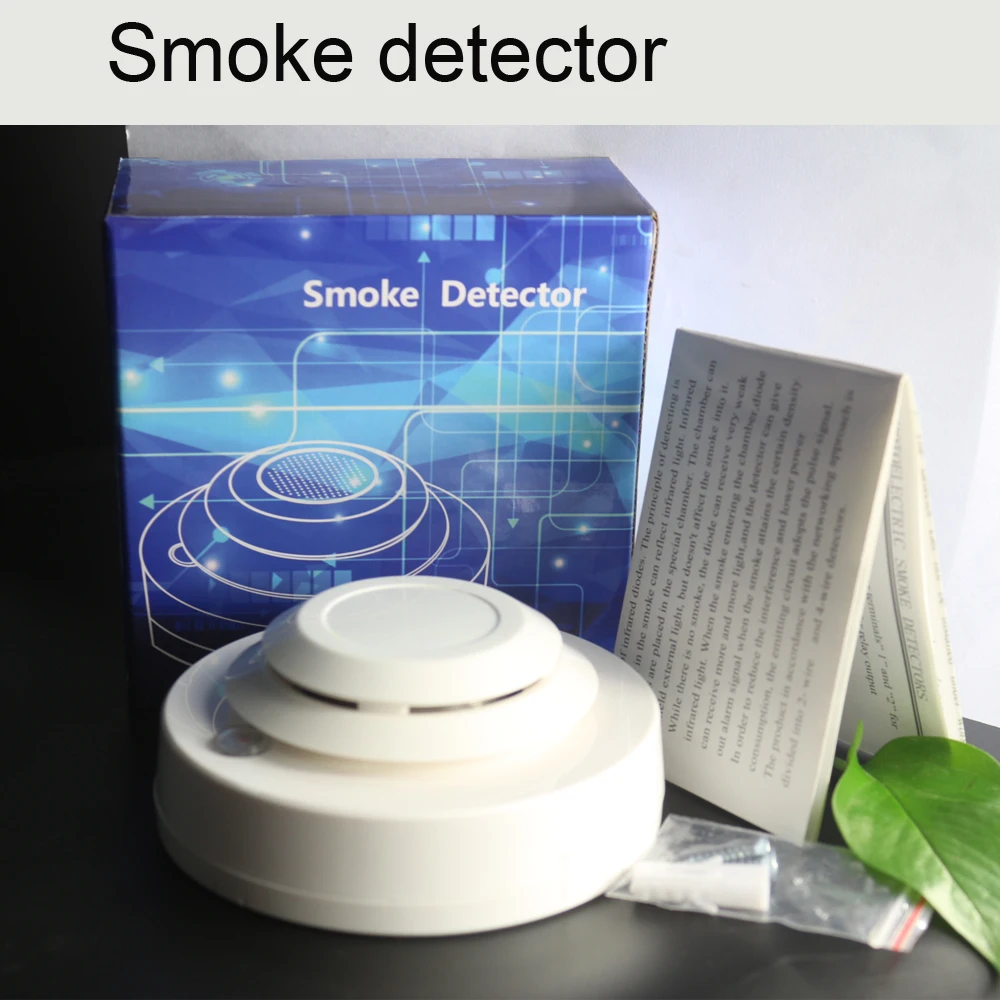 

New fire smoke detector alarm Monitor Home Security System for Family Guard Office building Restaurant