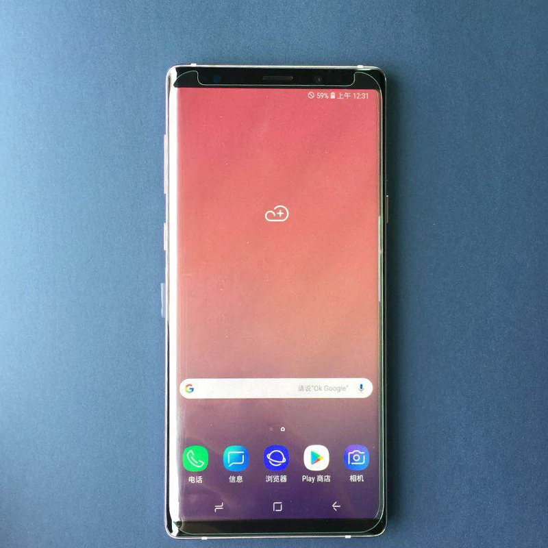 Смартфон NOTE9 стекло 3D изогнутый для SAMSUNG Galaxy NOTE 9 Полный Клей закаленное стекло чехол для телефона N960N