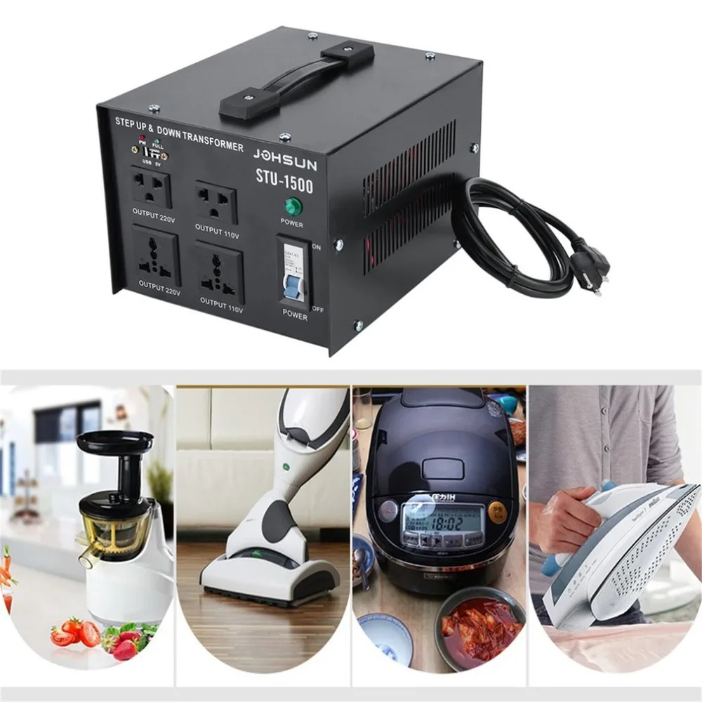 

ST-500W Home Use 500W Step Up And Down Transformer 110V/220V To 220V/110V Voltage Converter Power Inverter US Plug