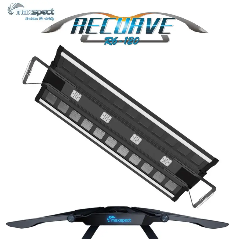 

Maxspect Razor Recurve Max-R6-120 47.2"Aquarium LED Reef Coral Saltwater Tank Fixture Full Color Spectrum Authorized Dealler