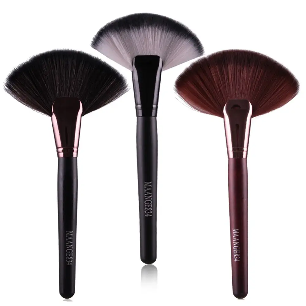 Pro Makeup Large Fan Brush Blush Powder Foundation Brushes Beauty Tool