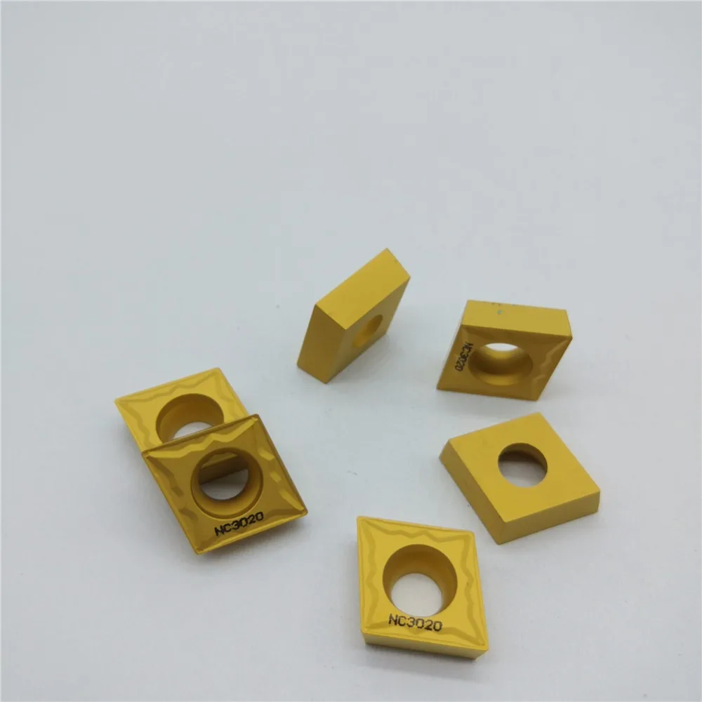 

10pcs CCMT120404-HMP NC3020 CCMT431-HMP NC3020 CNC Carbide Insert Turning Tools For Steel processing