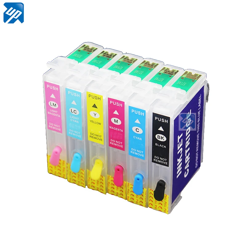 

t0981 98 refillable ink cartridge for epson Artisan 700 800 710 810 600 725 835 837 730 with arc chip