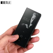 BENJIE K8 Mp3 плеер встроенный динамик сенсорный ключ ультра тонкий 8 Гб музыкальный плеер 1,8 дюймов цветной экран без потерь звук с fm-радио