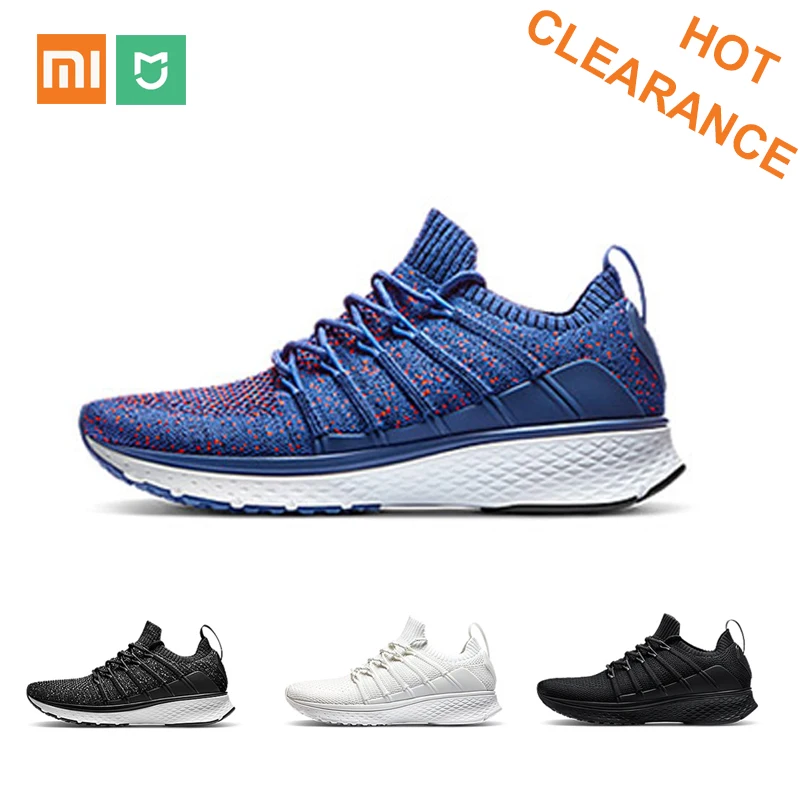 

Xiaomi Mijia Smart Sports Shoes Sneaker 2 Uni-moulding Techinique Fishbone Lock System Elastic Knit Vamp Shock-absorbing Sole