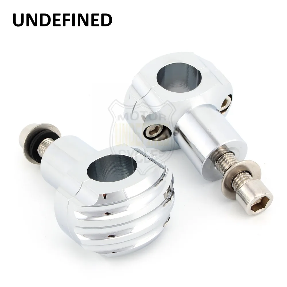 

UNDEFINED Chrome Cut 1" 25mm Motorcycle Handlebar Clamps Handlebar Bar Risers For Honda Yamaha Kawasaki Suzuki Harley Touring