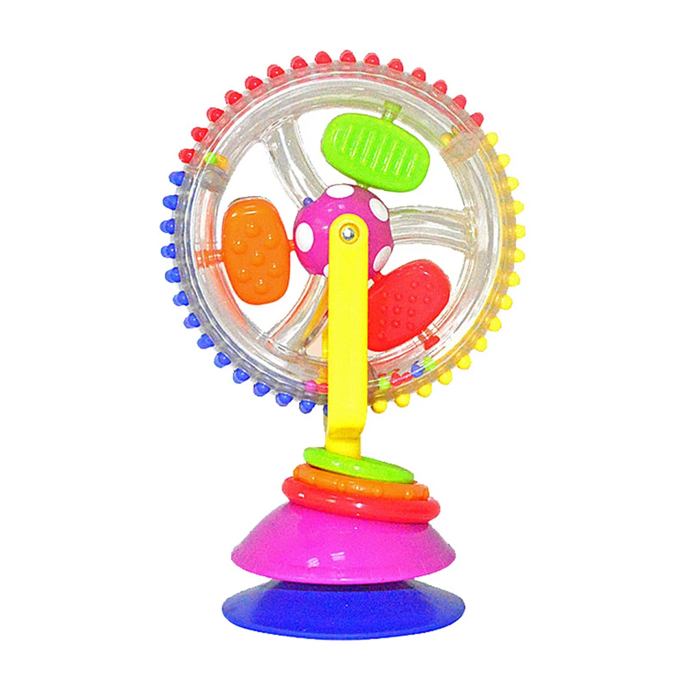 Baby Toy Three-color model Rotating Windmill Stroller Dining Chair Educational Toy with Suction Cup Educational Toys For Babies Baby Toy Three-color model Rotating Windmill Stroller Dining Chair Educational Toy with Suction Cup Educational Toys For Babies