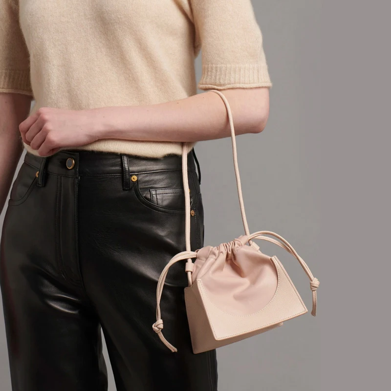 

Brand Bucket Bag Women's Handbags Casual Pu Leather Shoulder Bags Lady Large Capacity Messenger Bag 2019 Designer Purses
