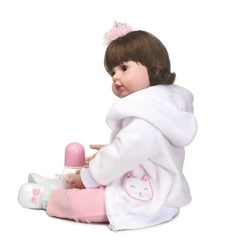 55 см силиконовые игрушки Reborn Baby Doll моделирование виниловые куклы принцессы подарок на день рождения для девочек игрушка для сна коллекция