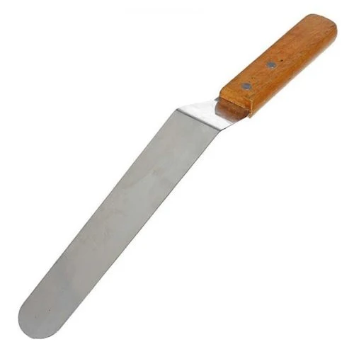 Шпатель с деревянной ручкой для гибки сливочное масло гладкая плоская ракельный нож угол 4 дюйма