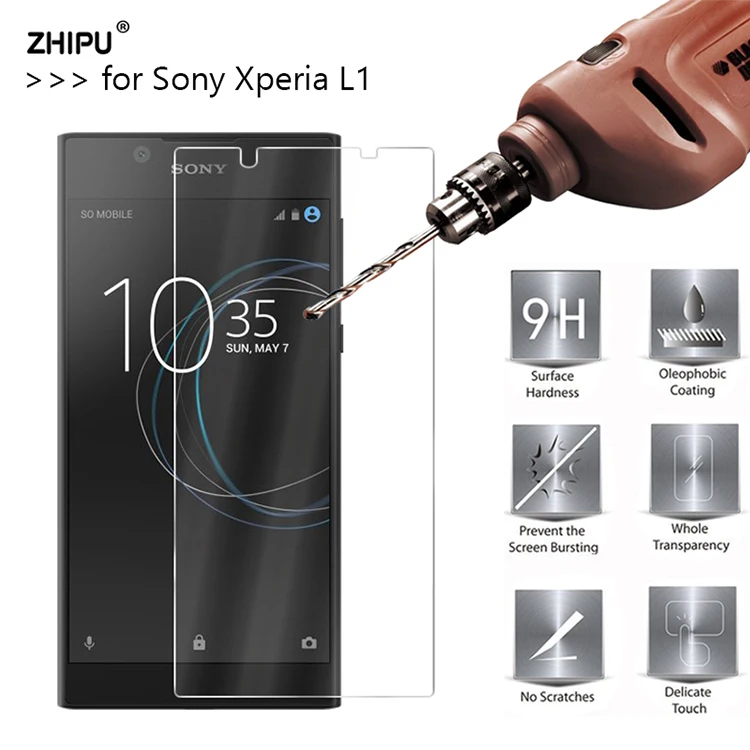 2.5D 0,26 мм 9H Премиум Закаленное стекло для sony Xperia L1 Защитная пленка для sony L1 стекло