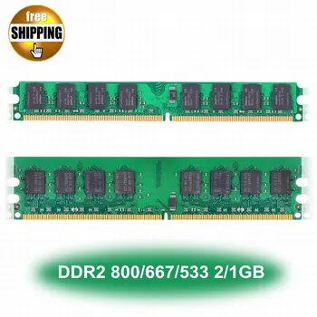 

Memoria PC2-6400/5300/4200 DDR 2 DDR2 800/667/533 2/1GB 1.8V CL6/CL5/CL4 240-PIN NON-ECC For Desktop PC Computer DIMM Memory RAM