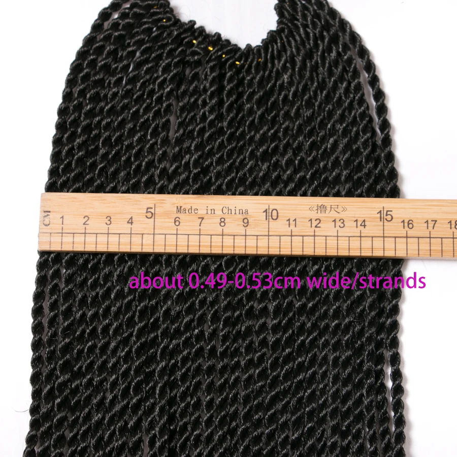 VERVES 1 упаковка Омбре Сенегальские крученые крючки для волос 18 дюймов 30 прядей/упаковка синтетические объемные плетения для наращивания волос