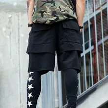 Шорты мужские летние модные наклейки карман трость эластичные спортивные шорты Spodenki Meskie Pantalones Cortos короткие Masculino