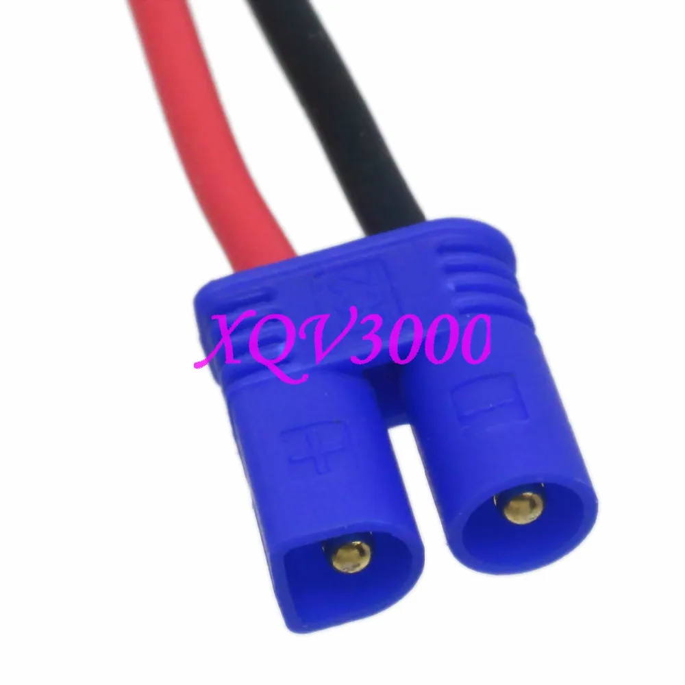 EC2 Female to T-Plug Deans Male Adapter Charge cable 18AWG 5cm Wire for RC 